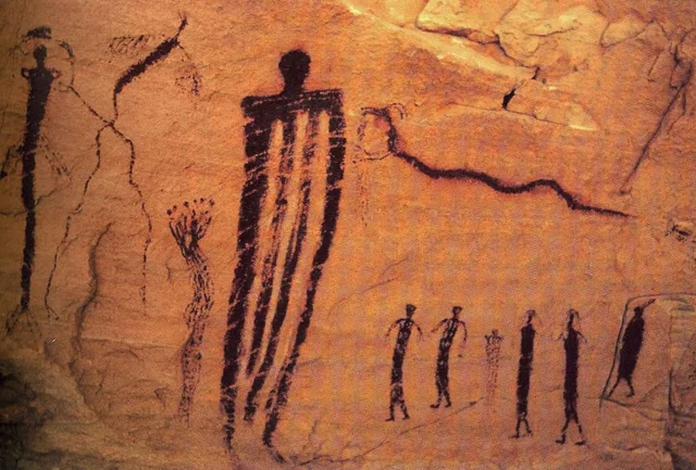 Sego Canyon Barrier Canyon pictographs
